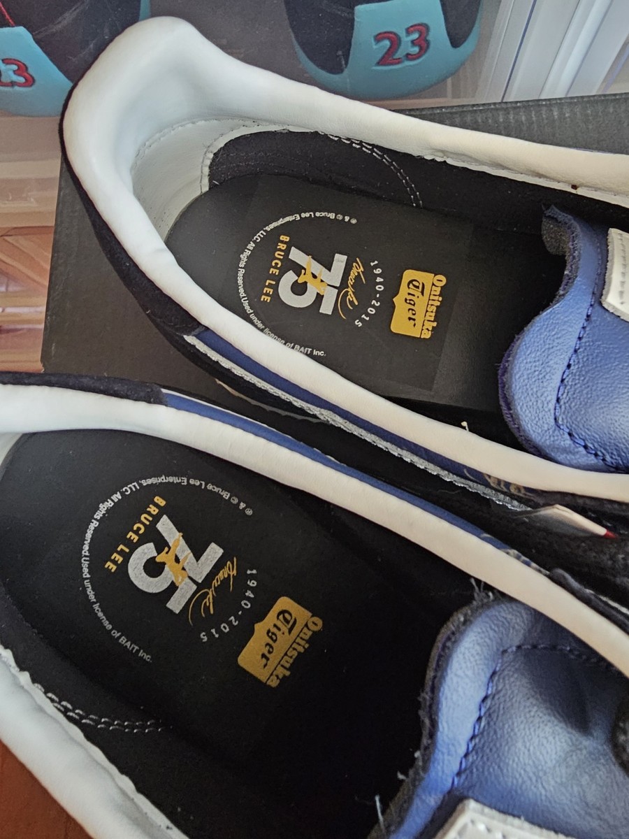 Brand new Onitsuka Tiger Bruce Lee shoes size 5.5 Blue Gold Dragon