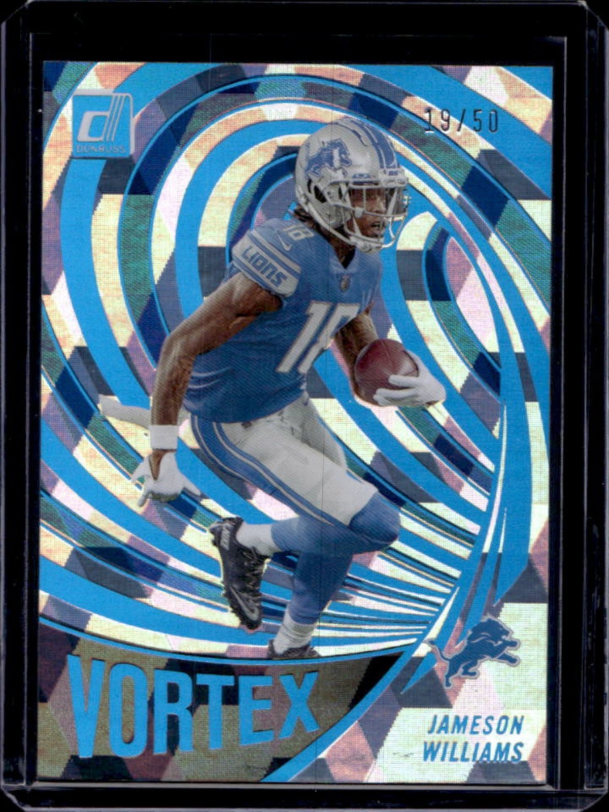 Jameson Williams Panini Donruss Vortex #VTX21 Cubic