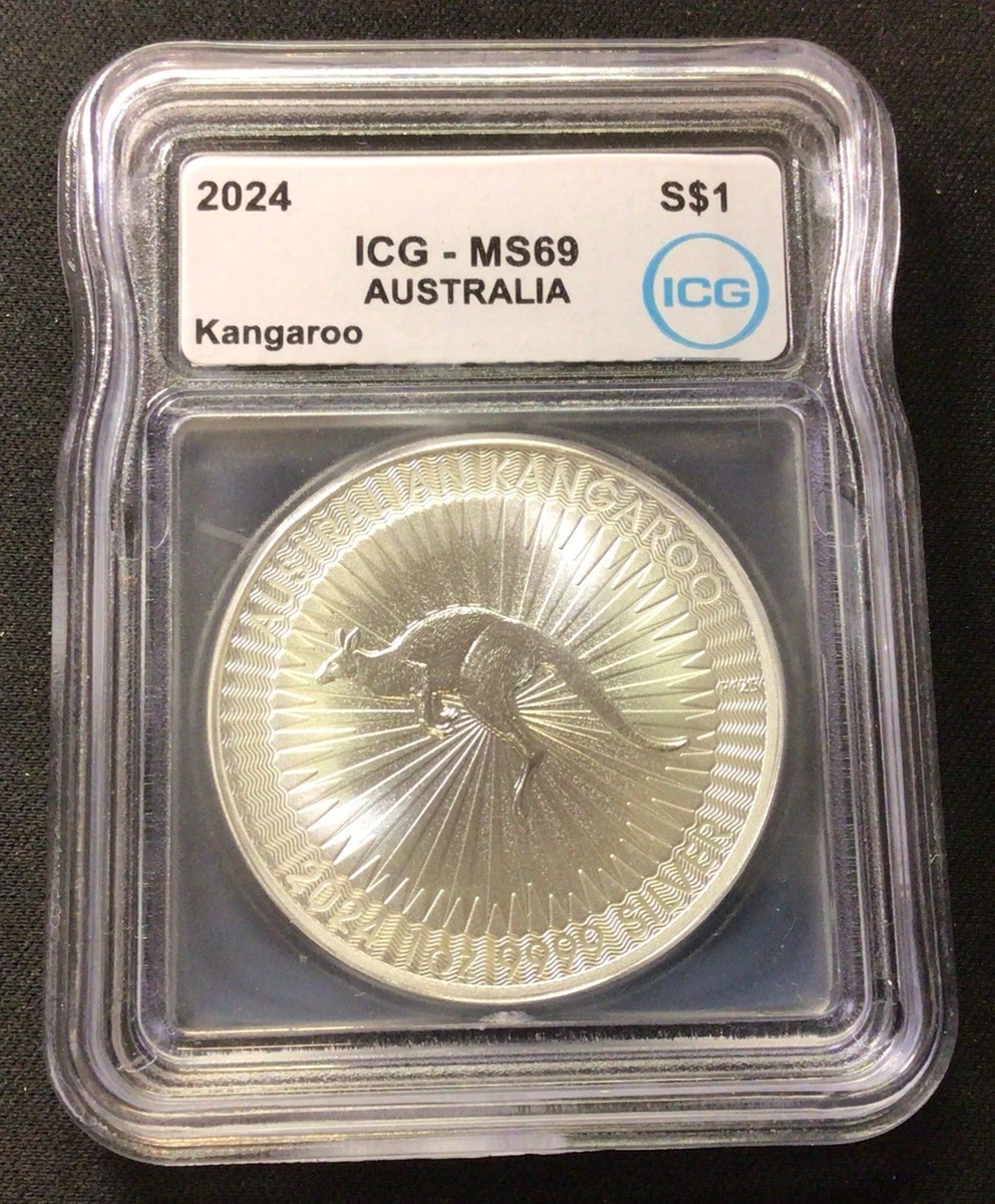 Australian Kangaroo Grade MS 69 Silver Bullion Coins for sale | eBay