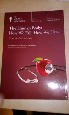 The Great courses Human body How we Fail Heal book only