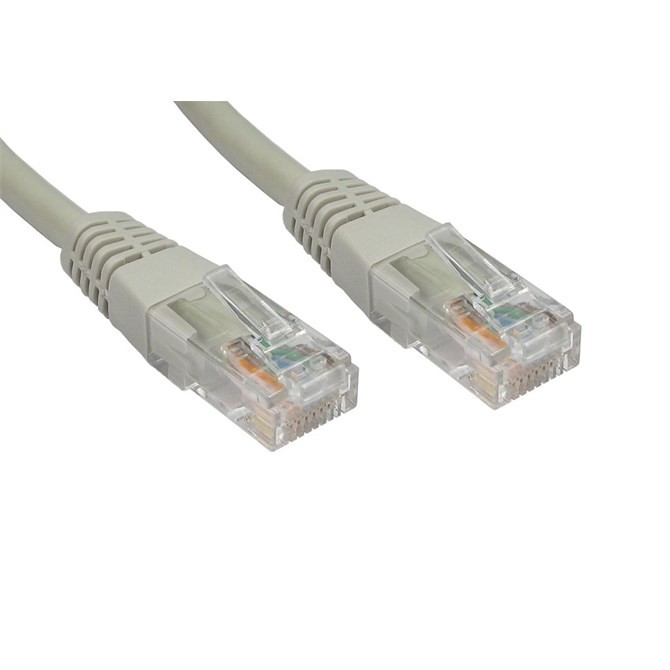 Cables Direct ERT-608 networking cable 8 m Cat6 U/UTP UTP Grey