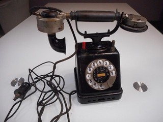 Telefon antik VINTAGE SAMMELN SAMMLER DEKO WÄHLSCHEIBE TELEFON