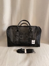 Alo Yoga Sheer Duffle Bag Black Mesh Gym Travel Bag w/ Strap NWT