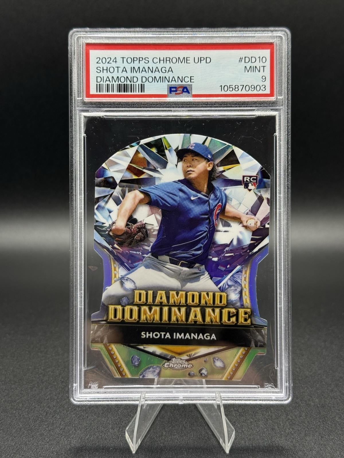 Shota Imanaga 2024 Topps Chrome Update Series - Diamond Dominance #DD-10 (RC)