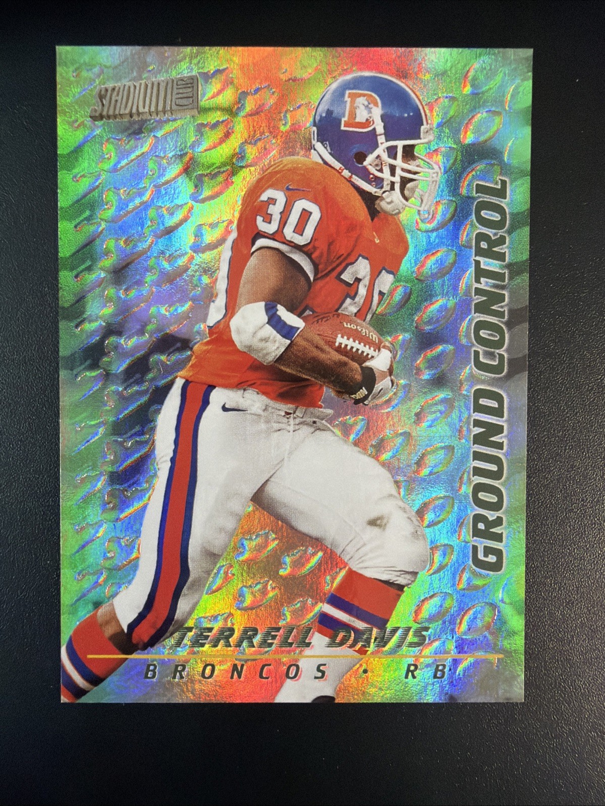 1997 Stadium Club - Offensive Strikes: Ground Control Terrell Davis #GC4