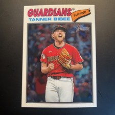 2026 Topps Heritage - Tanner Bibee #74 Chrome