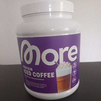 More Nutrition Protein Iced Coffee Latte Macchiato Marshmallow 500g Neu Ovp
