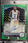 Caleb Wilson 2025 Bowman Chrome Green Geometric Refractor 1st RC Auto /99