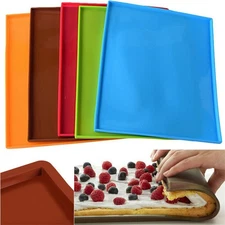 Cake Mould Silicone Mold Baking Mat Swiss Roll Pastry Tray Liner