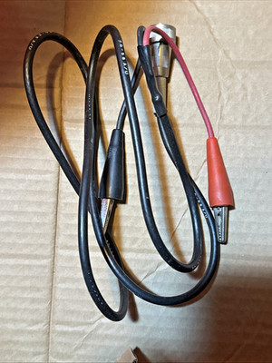 Rare VTG Made in Germany Alligator Clips to RG-58A/U connector From Eico Estate