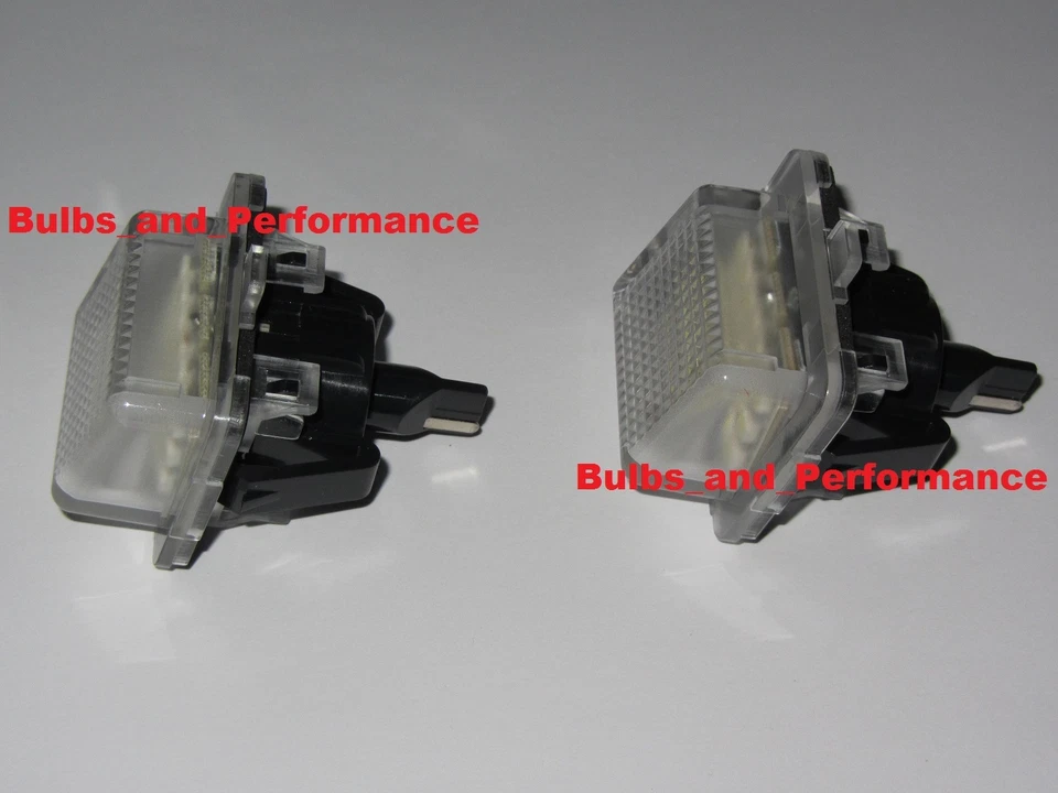 6000K White LED License Plate Light Set for 2008 - 2012 Mercedes C300 C350 C63  - Image 3 of 4