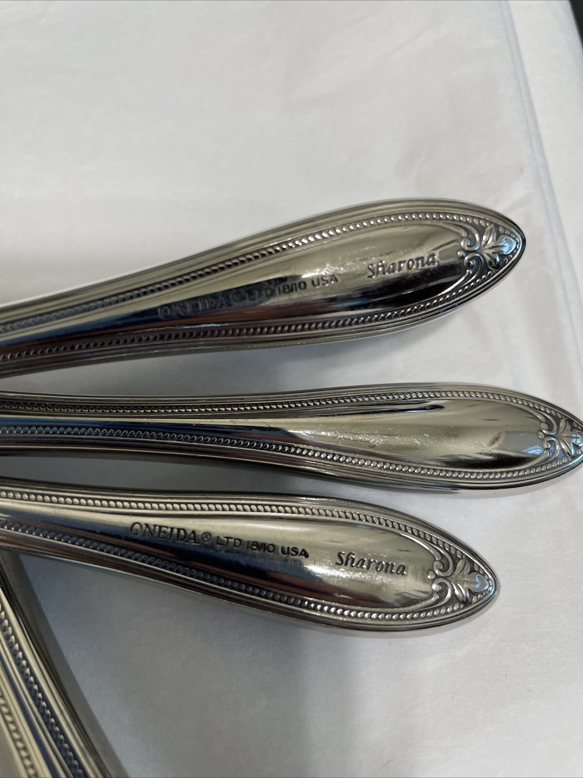 Oneida SHARONA Stainless glossy Silverware Flatware YOUR CHOICE