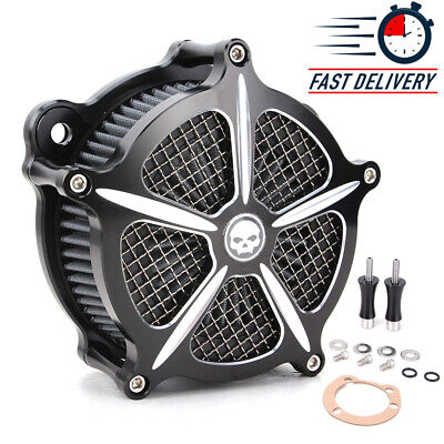 Contrast Cut Air Cleaner Intake Filter For Harley Dyna Softail Touring Road King 
