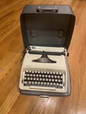 Vintage Remington Ten Forty 1040 Typewriter with Case - Made in Holland LOOK! thumbnail