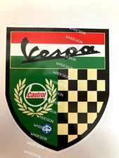 Vespa Scooter Vintage style sticker .