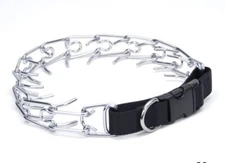 Coastal Pet Titan Easy-On Dog Prong Training Collar with Buckle 4mm X 22”