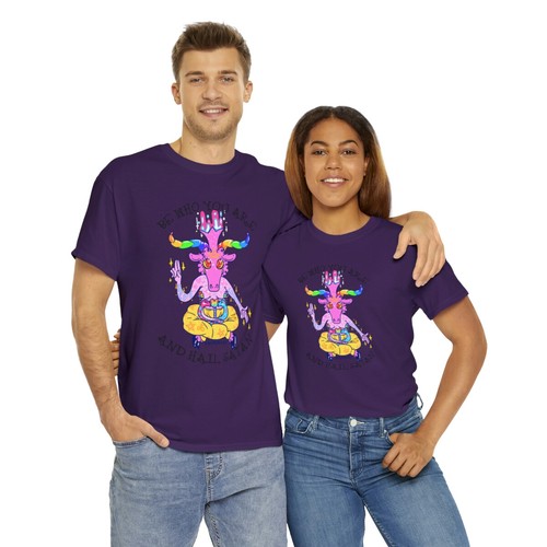 Baphy The Baphomet - Be Who You Are And Hail Satan! - Unisex Heavy Cotton Tee - Picture 107 of 133