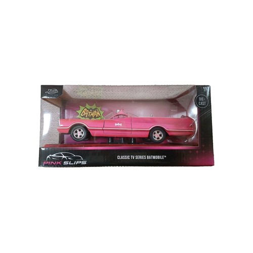 2024 Jada Pink Slips CLASSIC TV SERIES BATMOBILE (1966) PINK Limited E. Chase