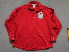 Retro 1930-40s England TOFFS Jersey Mens Size XL Red Long Sleeve