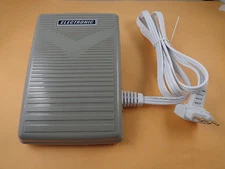Foot Control Pedal 3 Prong Cord Fits Janome (Newhome) 1600P-QC, 6125QC, CE2200  