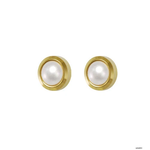 Mode-Ohrschmuck aus Glas mit Perle