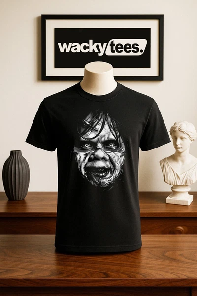 The Exorcist Face Horror Terror Halloween Graphic Tee Shirt
