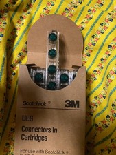 3M Scotchlok ULG Connectors in Cartridges Butt 100 Pack for use w/ E-9C Tool NEW