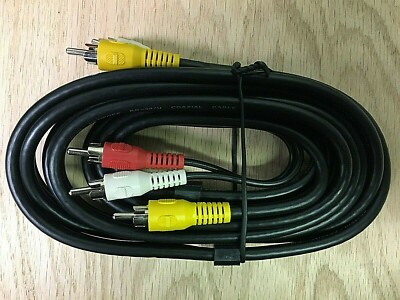 RCA Composite Audio Video Coaxial Cable RG-59/U 8 FT (NEW)