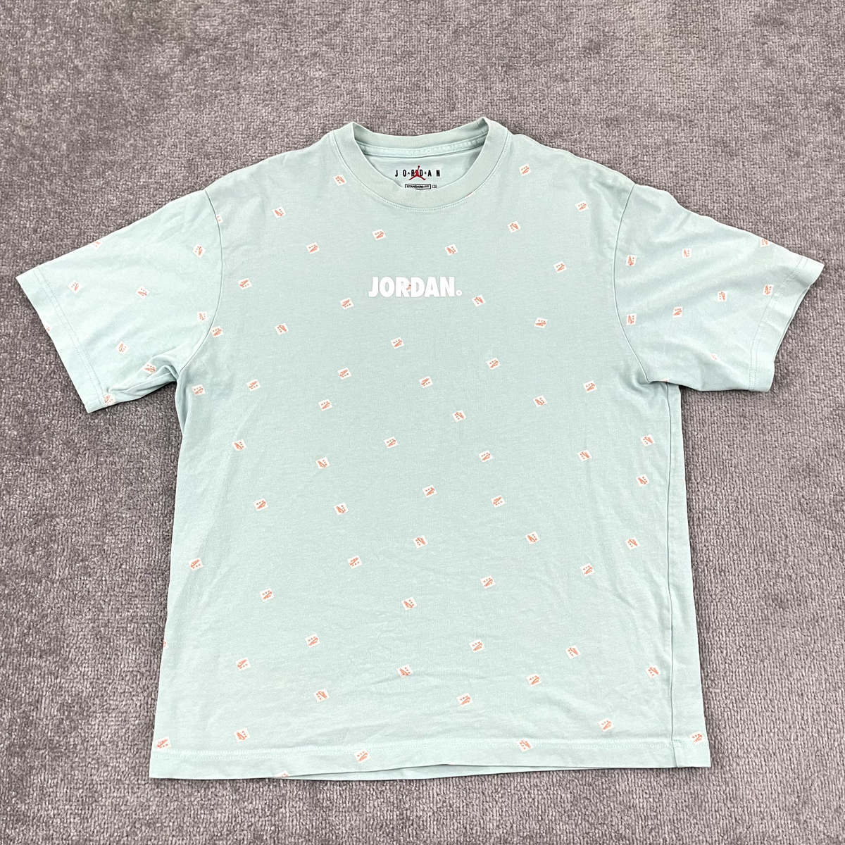 mint green jordan shirt