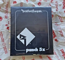 Old School Rockford Fosgate Punch 5X Electronic X-Over FG-5X, Factory Sealed,NOS