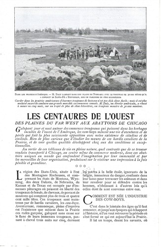 Les centaures de l'ouest - Abattoirs de Chicago - - Article de presse 1900 - Picture 2 of 4