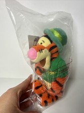 Disney Tigger Leprechaun Bean Bag Plush St Patrick's Day NWT Sealed 9  