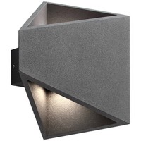 Led AußEnwandleuchte Lakil 2X4W, 2X360Lm 3000K, IP54, Anthrazit Aeg 280056
