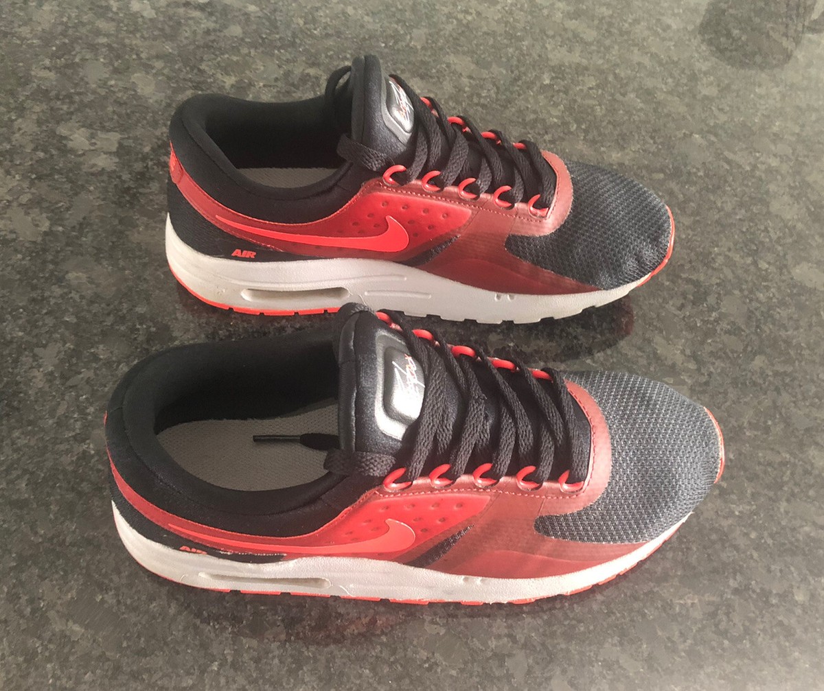 ☆NIKE☆Nike Essential Size 6 - Nike Air Max Zero Essential Black Bright Crimson