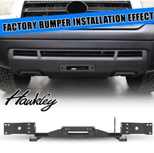 For 2007-2013 Toyota Tundra Textured Steel Front Hidden Winch Mounting Plate