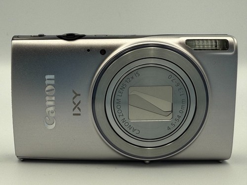 Canon IXY 640 PowerShot Elph 350 HS 20.2MP Camera Silver w/AC adapter -Excellent - Picture 2 of 15