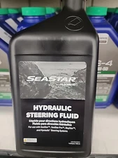SeaStar HA5430H Hydraulic Steering Fluid 1 Quart Bottle Teleflex Marine