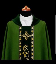 Casulla verde vestimenta casulla
