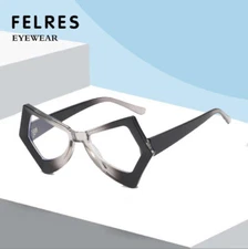 Cat Eye Anti Blue Light Reading Glasses For Women Retro Full Frame Glasses New 