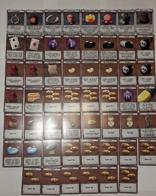 Binding of Isaac Four Souls Requiem| Main Item Deck Cards | 54 Item Cards!  | eBay