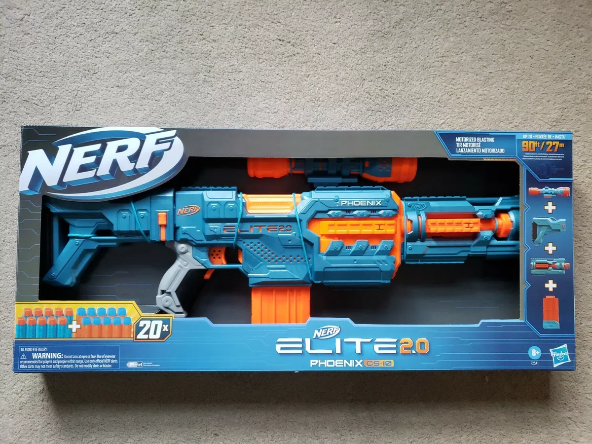 NERF CS-10 Phoenix Elite 2.0 Motorized Foam Dark Blaster