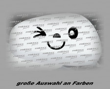 lächelndes Gesicht Seitenspiegel Sticker Auto Aufkleber Lustig FUN