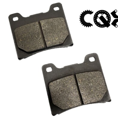 Front & Rear Semi-Metallic Brake Pads – Fits Yamaha XVS1100 V-Star 1100 Silverado 2003-2009