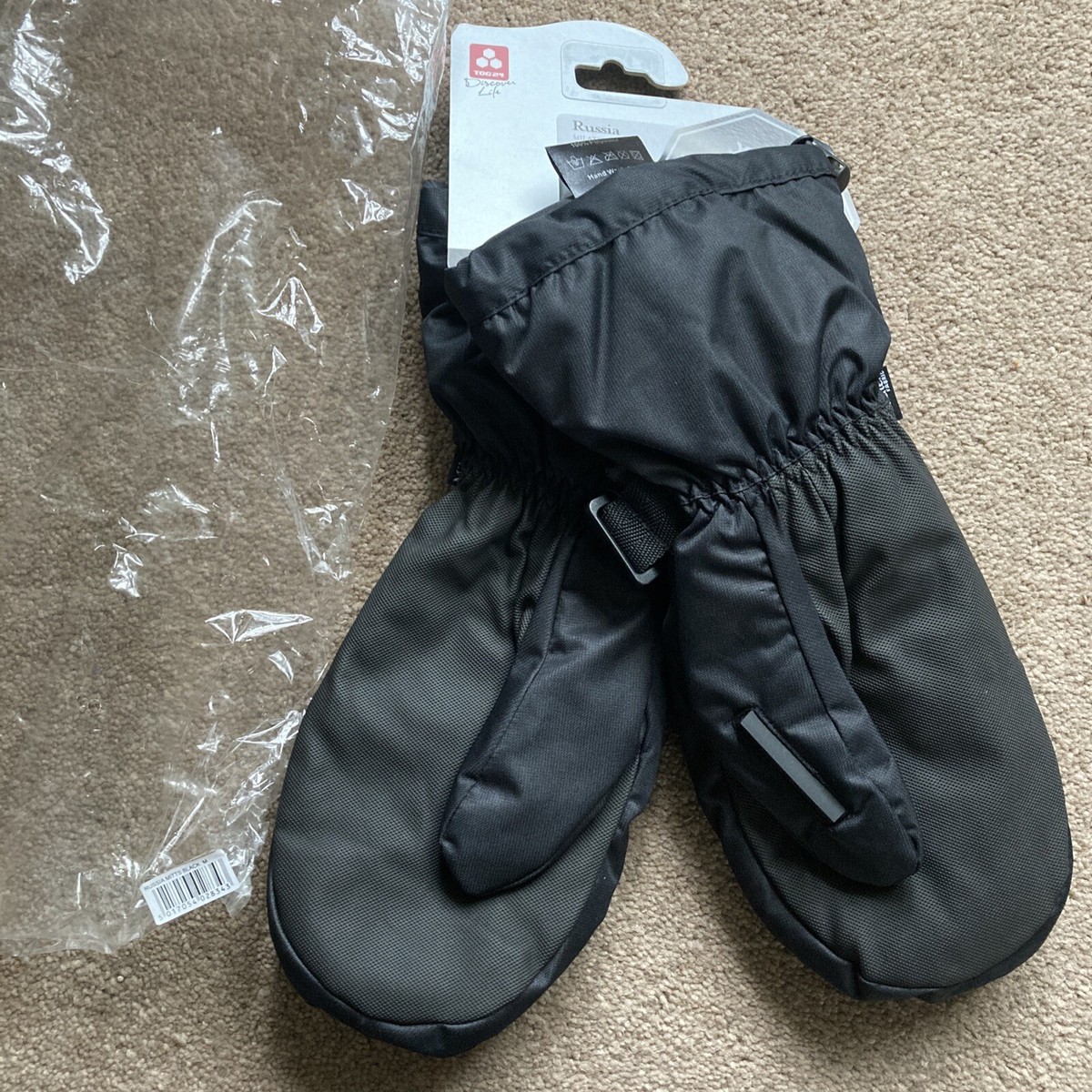 Milatex Thermal SKI Mitts Waterproof Breathable Sports Leisure