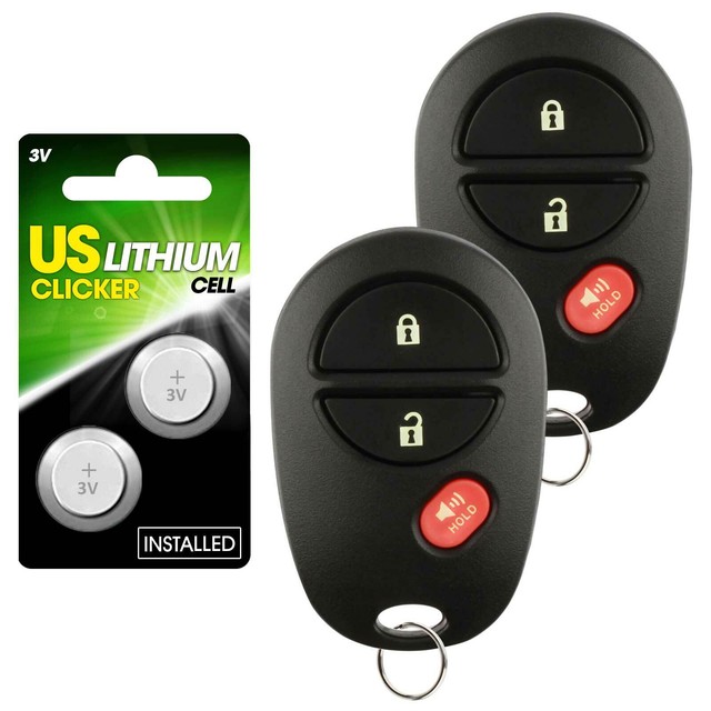 2 For 2009 2010 2011 2012 2013 2014 2015 Toyota Tundra Remote Key Fob