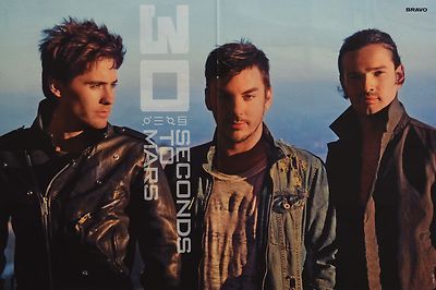 30 SECONDS TO MARS - A3 Poster (ca. 42 x 28 cm) - Jared Leto Clippings Sammlung