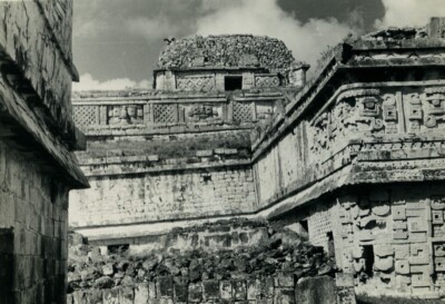 Mexico Yucatan Chichen Itza Maya Ruins old photo La Nacional 1960 #4