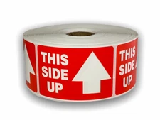 2X3-inch Arrow / This Side Up Labels Shipping Fragile Stickers 2 RLS of 300 EA