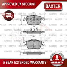 Juego de pastillas de freno delanteras Citroen C4 Picasso DS4 DS5 Peugeot 3008 Baxter