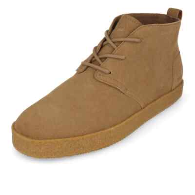 Toms Herren Fremont Stiefel Herren Größe 7/40,5 Toffee Wildleder Chukka UVP 85£